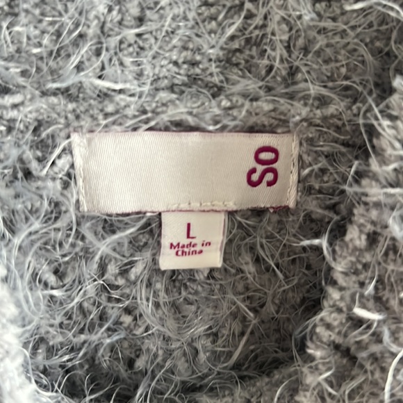 SO Brand Knit Sweater - Grey - Size Large - Picture 2 of 6